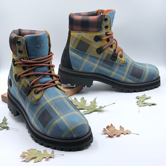 Timberland Vibram Plaid Waterproof Boots - Picture 13 of 13